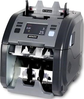 Hitachi I-Hunter IH-110 Fitnes'lı İki Katlı, 20 Ülke Kombinasyonlu Karışık Para Sayma Makinesi