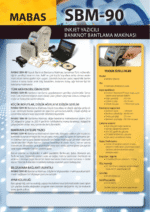 Mabas SBM-90 Para & Kağıt Bantlama Makinesi - Görsel 2