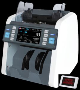 BILL COUNTER AL-930A 2 CIS Multi Currency Mix Value Money Counter ( 26 Ülke Parası Tanıma )