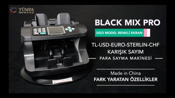 Blackmix Black Mix Pro Para Sayma Makinesi - Görsel 2