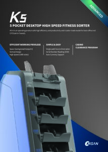 Kisan K5 4+1 Fitness Sorter Profesyonel Para Sayma Makinesi - Görsel 2