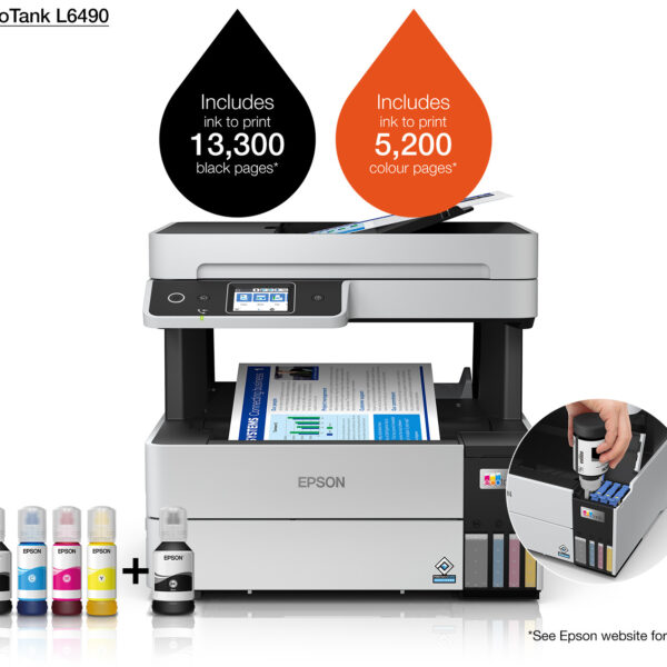 Epson Ecotank L6490 Yazıcı Tarayıcı Fotokopi Fax